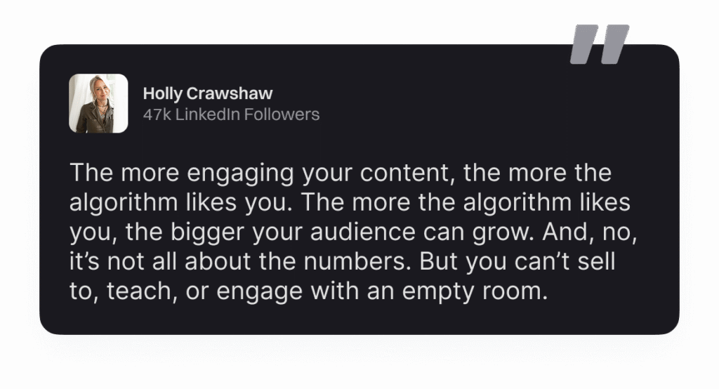 Holly Crawshaw Taplio 7 viral LinkedIn post templates